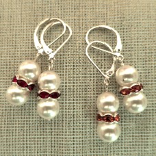 Klasiski pērļu auskariņi Klasiski pērļu auskariņi